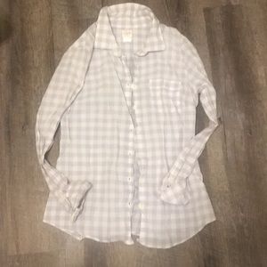 Grey and white gingham